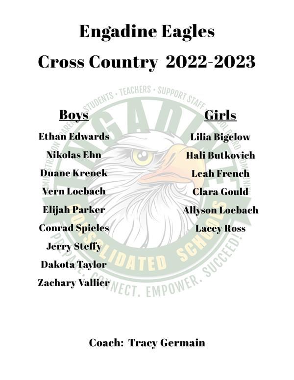 2022 Cross Country Roster